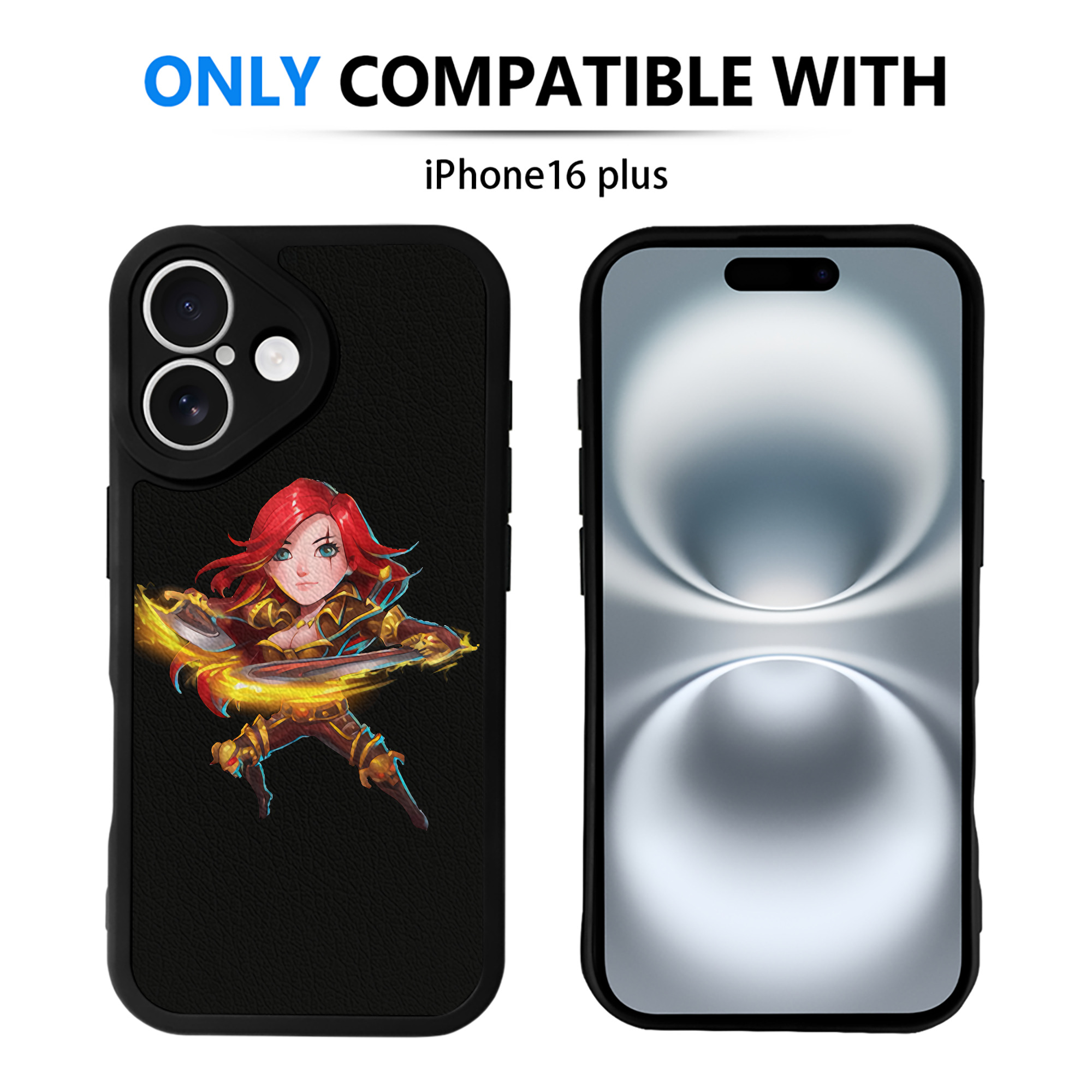 （画像用） リーグ・オブ・レジェンド League of Legends LOL 【iPhone 16シリーズ対応】シリコンスマホケース（レザー調） 材質：シリコン